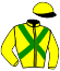 Casaque du jockey de Hermes De Bray