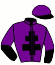 Casaque du jockey de Lady Purple