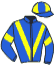 Casaque du jockey de Larry De Touchyvon
