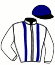 Casaque du jockey de Lady De Melleray