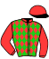 Casaque du jockey de Merisier Rouge
