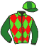 Casaque du jockey de Raffles Jet