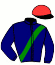 Casaque du jockey de Mirmande Del Phedo