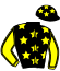 Casaque du jockey de Falbala D'Escrit