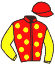 Casaque du jockey de Huppercut De Joux