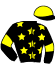 Casaque du jockey de Marquis De Malac