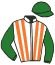 Casaque du jockey de Vent D'Or
