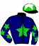 Casaque du jockey de Tres Plumeur