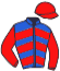 Casaque du jockey de Joyeux De L'Inam