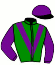Casaque du jockey de Majda De Carrere
