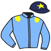 Casaque du jockey de Tsaverna