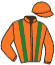 Casaque du jockey de Ten Ice
