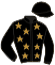 Casaque du jockey de Jalmarosa