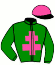 Casaque du jockey de Malika Du Surf