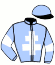 Casaque du jockey de Miss Tavel
