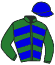 Casaque du jockey de Rue De Volga