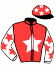 Casaque du jockey de Joy Du Cherisay