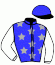 Casaque du jockey de Karna Santigny