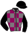 Casaque du jockey de Blanc Carat