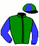 Casaque du jockey de Mirage Blou