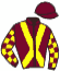Casaque du jockey de Victoria Secret