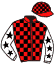 Casaque du jockey de Mrs Holiday