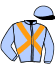 Casaque du jockey de Lakima Roussetiere