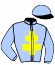 Casaque du jockey de Geronimo Matica
