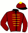 Casaque du jockey de Moon Cloud