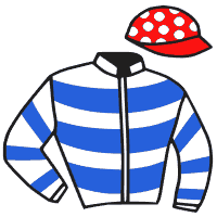 Casaque du jockey de Amusante