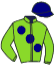 Casaque du jockey de Bocca Al Lupo