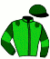 Casaque du jockey de L'Ange Vert