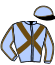 Casaque du jockey de Jojoba De Queray