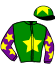 Casaque du jockey de Sanguine Al Maury