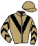 Casaque du jockey de Moon Vergoignan