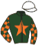 Casaque du jockey de Fleur D'Aquitaine