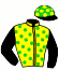 Casaque du jockey de Candy Cherie