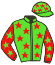 Casaque du jockey de Nikita De Ciergues
