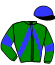 Casaque du jockey de Loulou Del Green