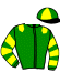 Casaque du jockey de Iris Des Roseaux
