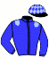 Casaque du jockey de Diademe Blue