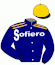 Casaque du jockey de Smile Silvio