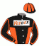 Casaque du jockey de B.w.sture