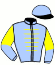 Casaque du jockey de Taj Dragon