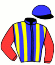 Casaque du jockey de Never Lost Ev