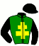 Casaque du jockey de Marathon Green