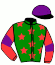 Casaque du jockey de Brisas De Indiana