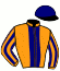 Casaque du jockey de Del Mar Azul
