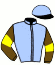 Casaque du jockey de Historia Feliz