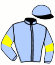 Casaque du jockey de Carry The Queen